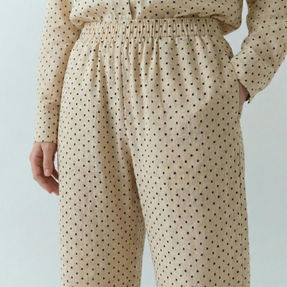 Josef Kadın Müslin Pantolon Siyah - 2