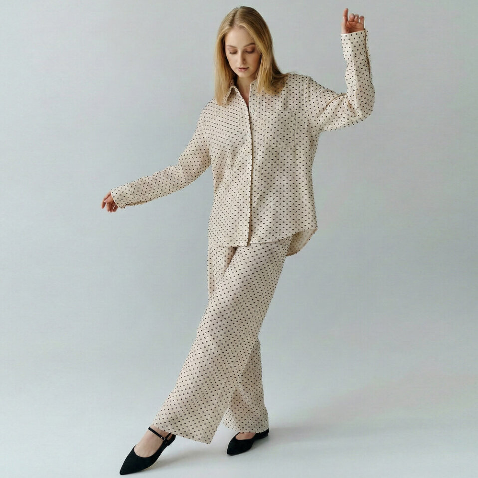 Josef Kadın Müslin Pantolon Siyah - 1