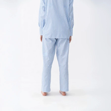 Mara Kadın Dokuma Pantolon Mavi - 3