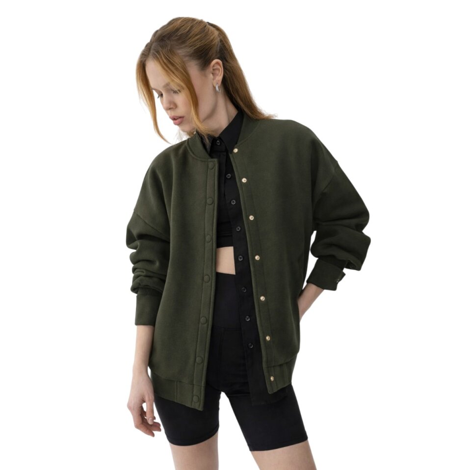 Paula Kadın Bomber Ceket Haki - 1