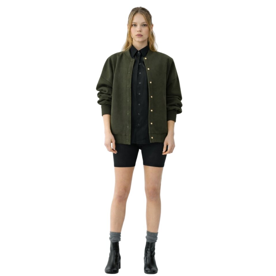 Paula Kadın Bomber Ceket Haki - 2