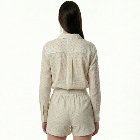 Josef Kadın Müslin Şort Mavi - 4