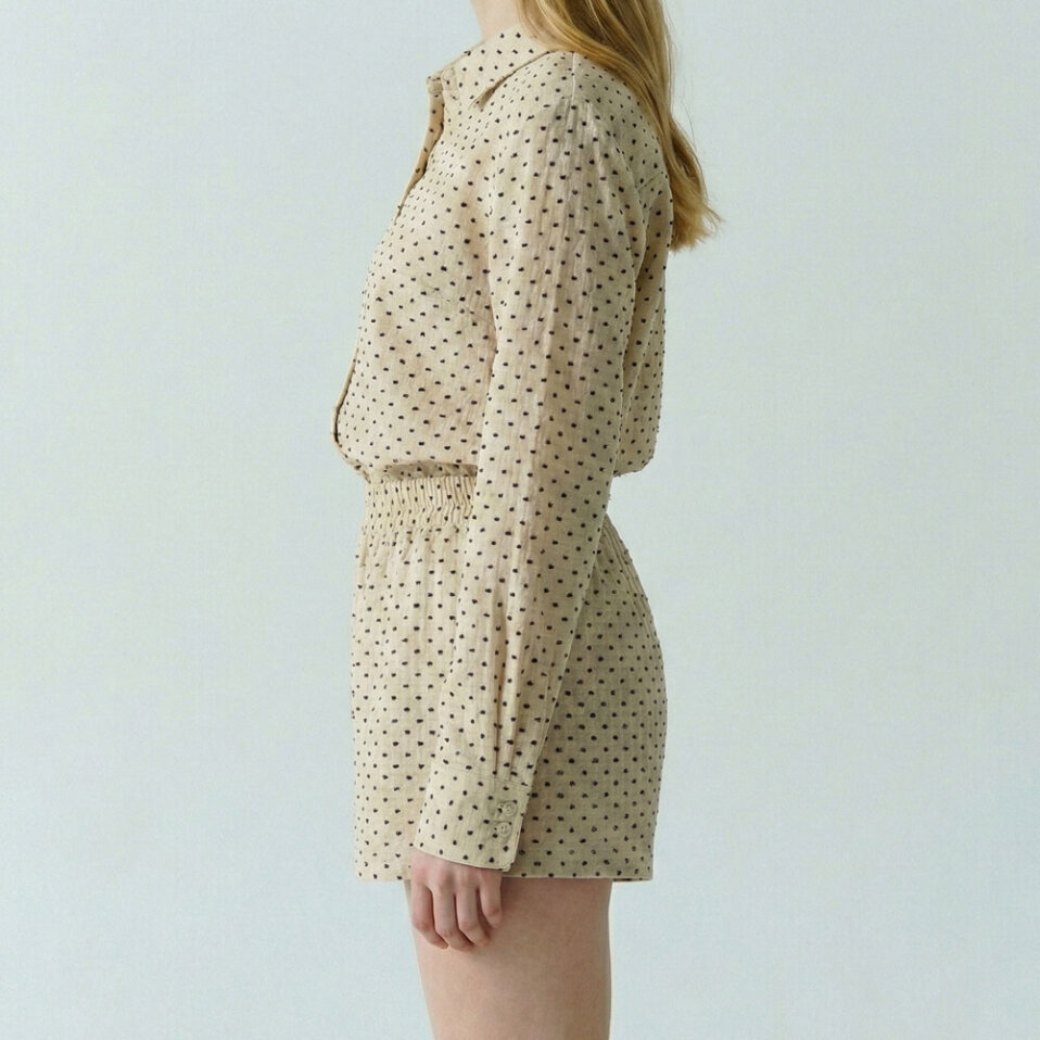 Josef Kadın Müslin Şort Siyah - 2