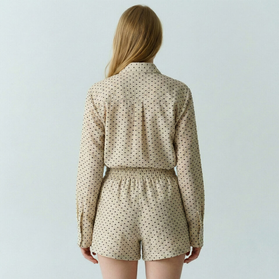 Josef Kadın Müslin Şort Siyah - 3