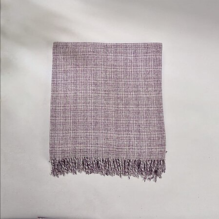 Juan Çiftk Kişilik Battaniye Mürdüm 200x220 Cm - 4