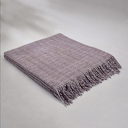 Juan Çiftk Kişilik Battaniye Mürdüm 200x220 Cm - 2