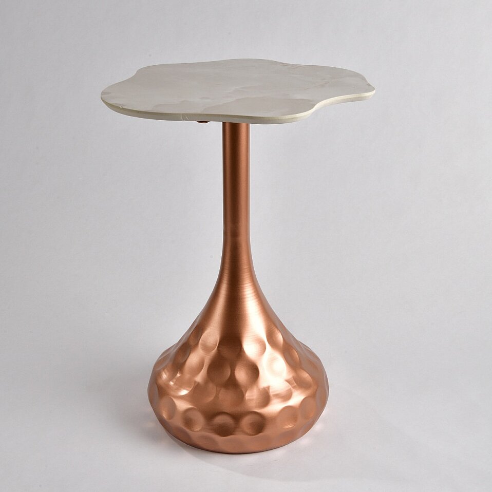 Kairo Sand Granit Light Gold Ayaklı Sehpa - 1