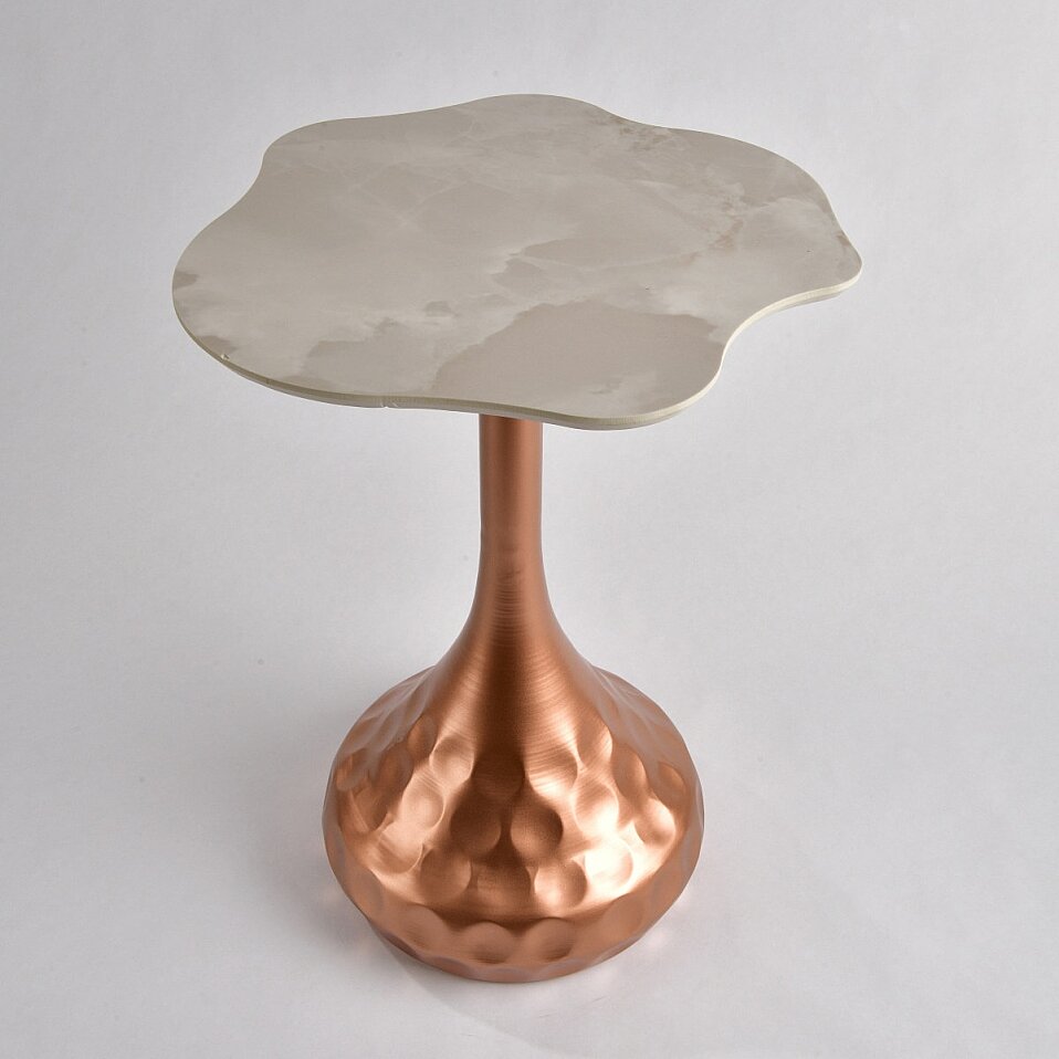 Kairo Sand Granit Light Gold Ayaklı Sehpa - 3