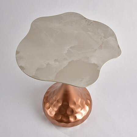 Kairo Sand Granit Light Gold Ayaklı Sehpa - 4