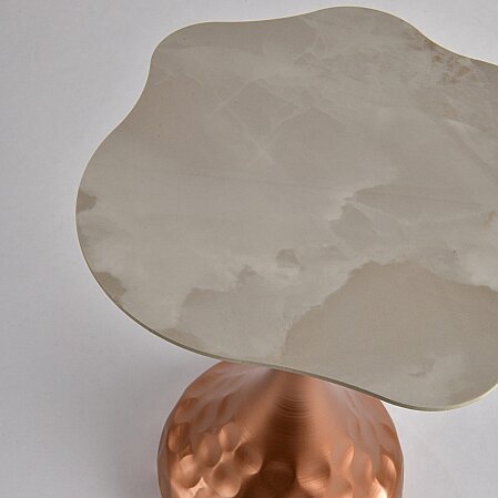 Kairo Sand Granit Light Gold Ayaklı Sehpa - 5