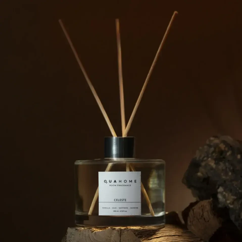 Celeste Çubuklu Oda Kokusu Silindir Şişe 200 Ml - Qua Home