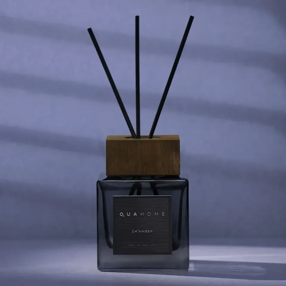 Ch'amber Çubuklu Oda Kokusu Küp Şişe Antrasit 500 Ml - Qua Home