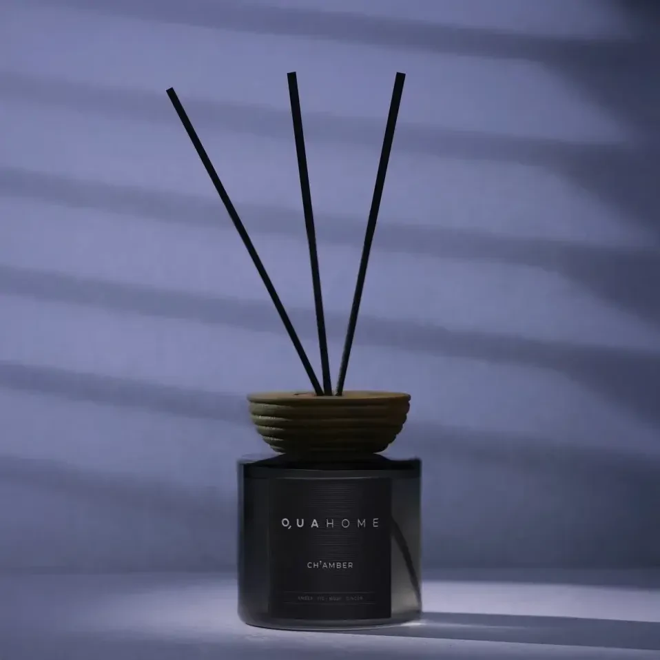 Ch'amber Çubuklu Oda Kokusu Silindir Şişe Antrasit 250 Ml - 1