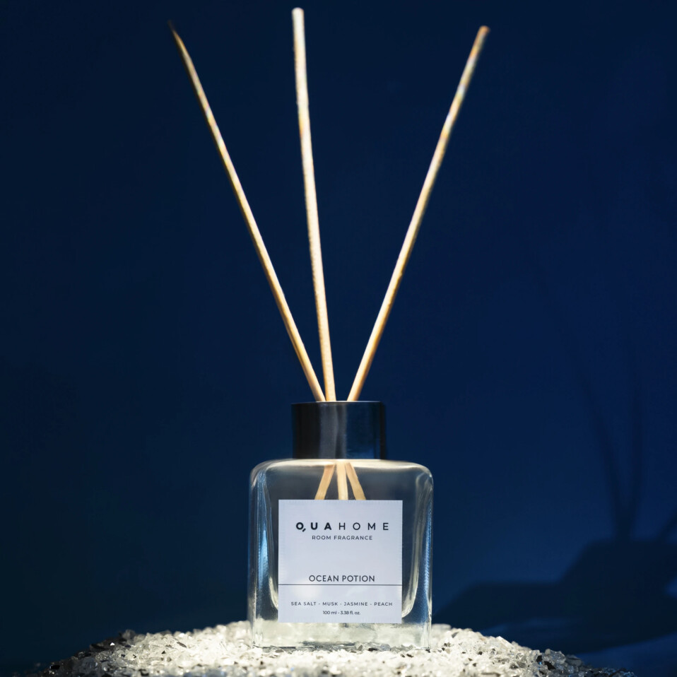 Ocean Potion Çubuklu Oda Kokusu Küp Şişe 100 Ml - Qua Home