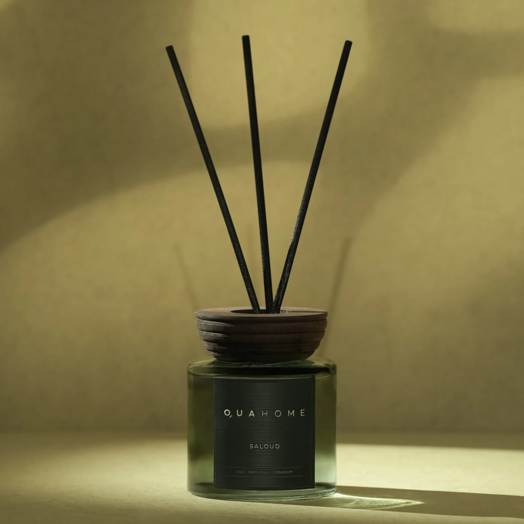 Saloud Çubuklu Oda Kokusu Silindir Şişe Yeşil 250 Ml - 1