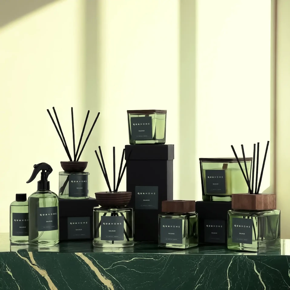 Saloud Çubuklu Oda Kokusu Silindir Şişe Yeşil 250 Ml - 4