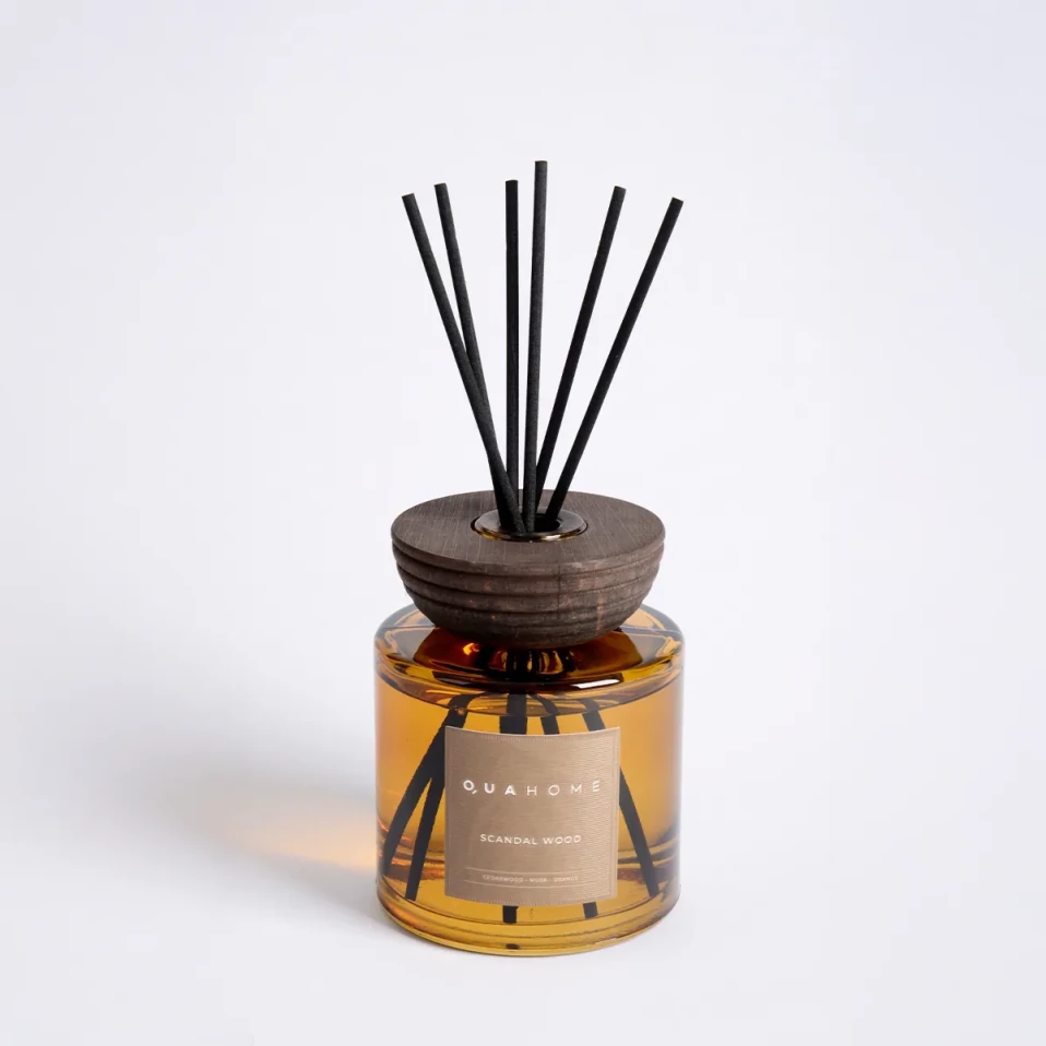 Scandal Wood Çubuklu Oda Kokusu Silindir Şişe Hardal 500 Ml - 3