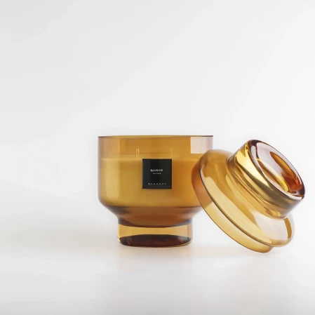 Lois Cam Kapaklı Amber Mum 1000 Gr - 2