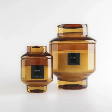 Lois Cam Kapaklı Amber Mum 1000 Gr - 3