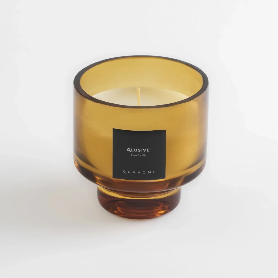 Lois Cam Kapaklı Amber Mum 350 Gr - 2