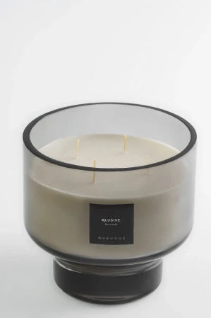 Lois Cam Kapaklı Antrasit Mum 1000 Gr - 6