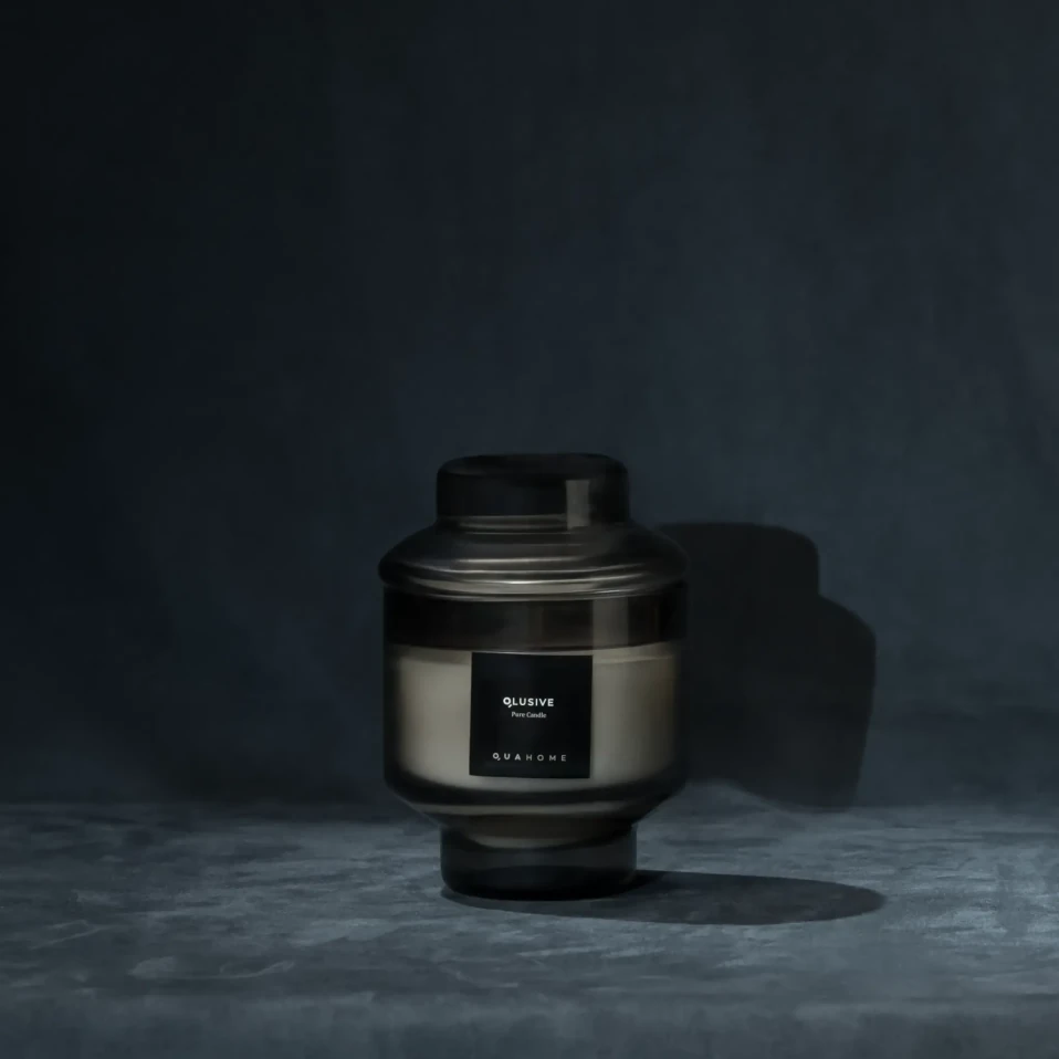 Lois Cam Kapaklı Antrasit Mum 350 Gr - 4