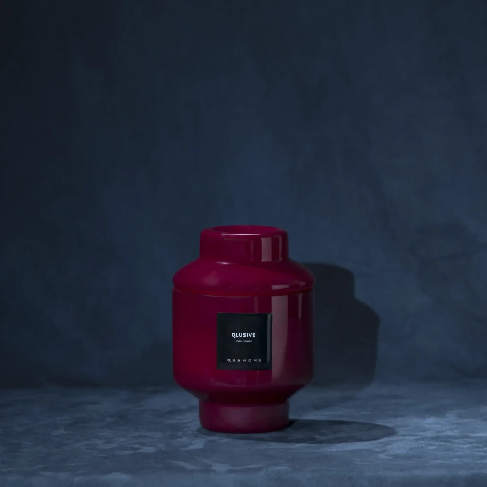 Lois Cam Kapaklı Bordo Mum 350 Gr - 3