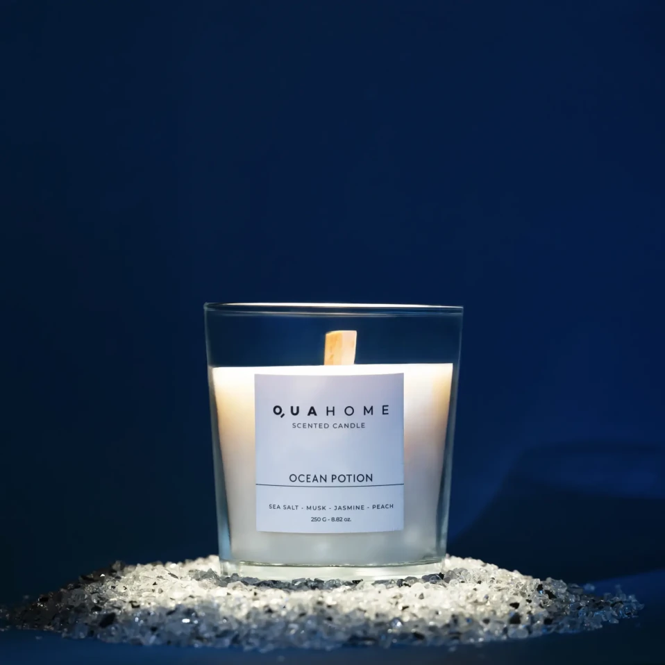 Ocean Potion Kokulu Mum Silindir 250 Gr - Qua Home