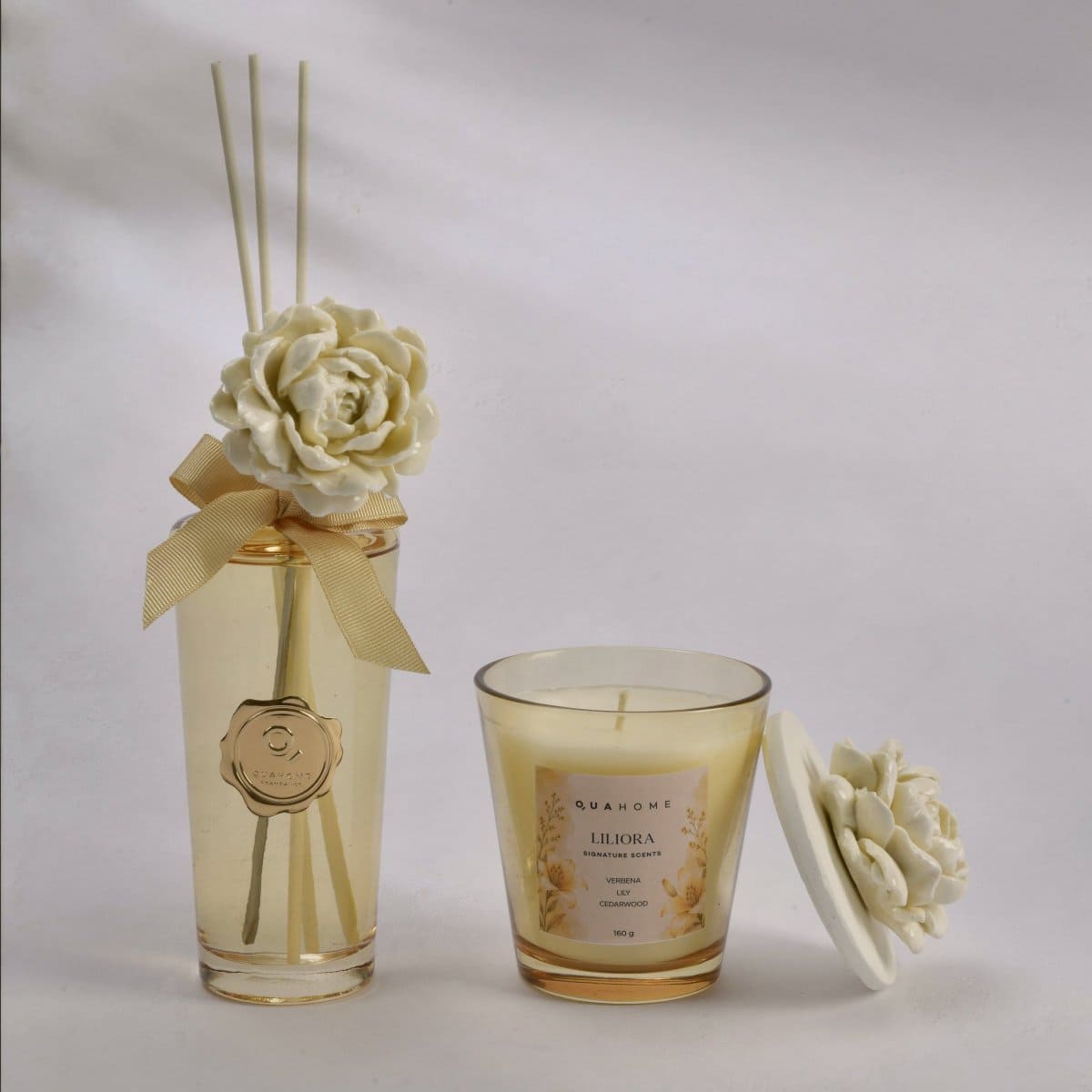 Liliora Taşlı Çubuklu Oda Koku Seti Amber - 2