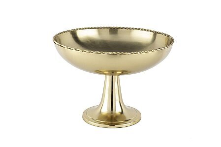 Lune Ayaklı Servis Kase Gold 21x16 Cm - Qua Home