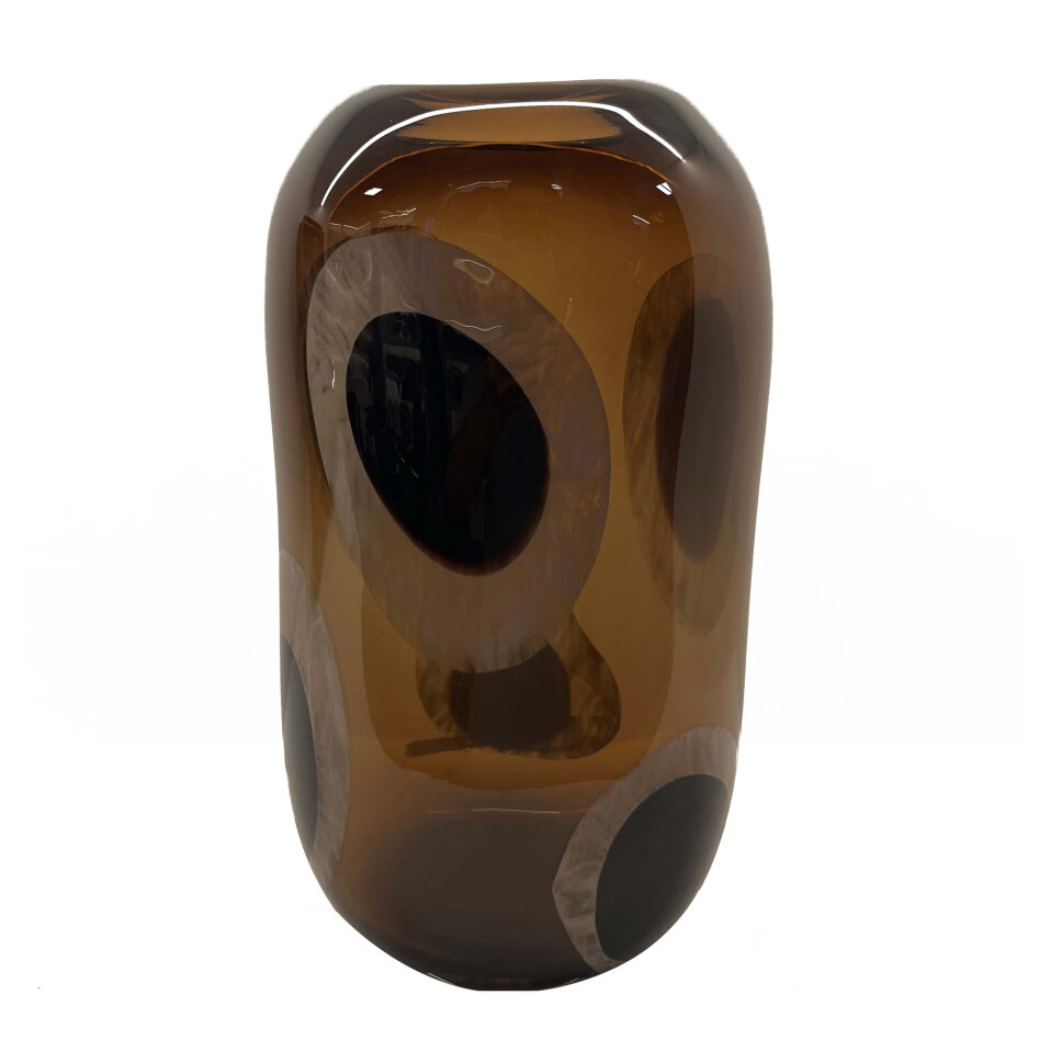 Mauvais Cam Vazo Kahverengi 17x13x39 cm - 1