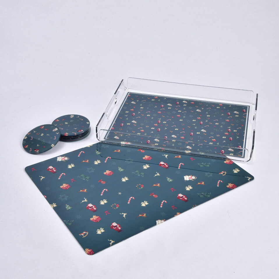 Merrie Yılbaşı Amerikan Servis 40x30 Cm - 3