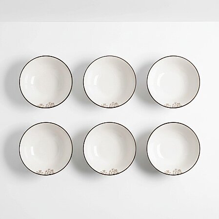 Nash Desenli 6'lı Kase 16 Cm - 1