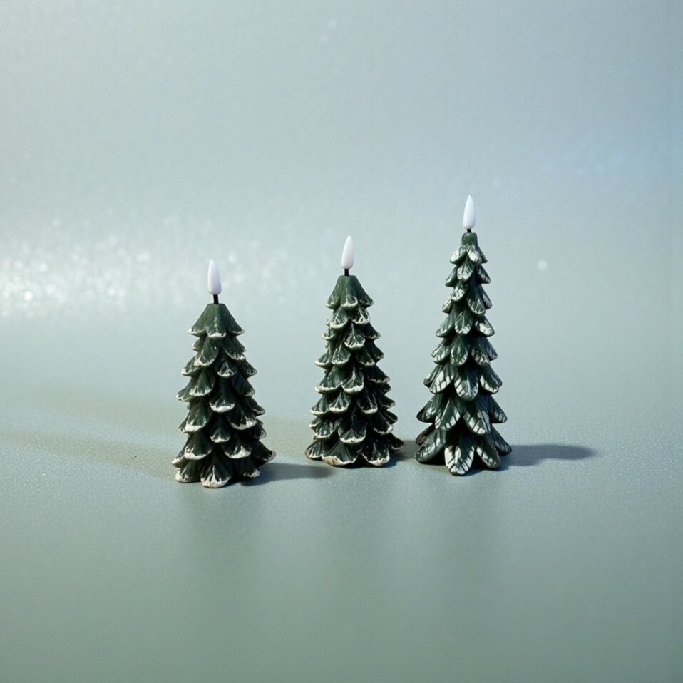 Neo Çam Ağacı Led Mum - 1