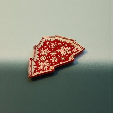 Neo Seramik Çam Ağacı Tabak 23x21 Cm - 2