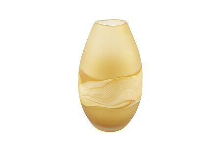 Oria Buzlu Degrade Cam Vazo 17x28 Cm - Qua Home