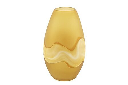 Oria Buzlu Degrade Cam Vazo 19x31 Cm - Qua Home