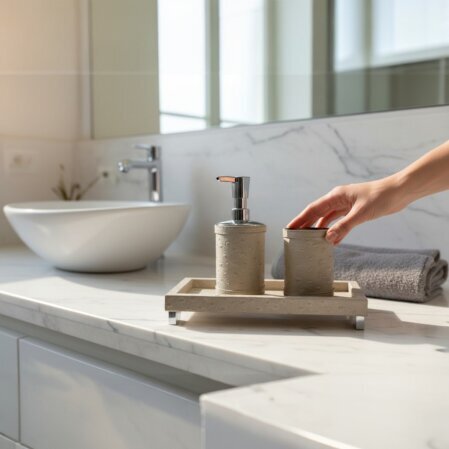 Slvie Deri Sabunluk Seti Bej - 3