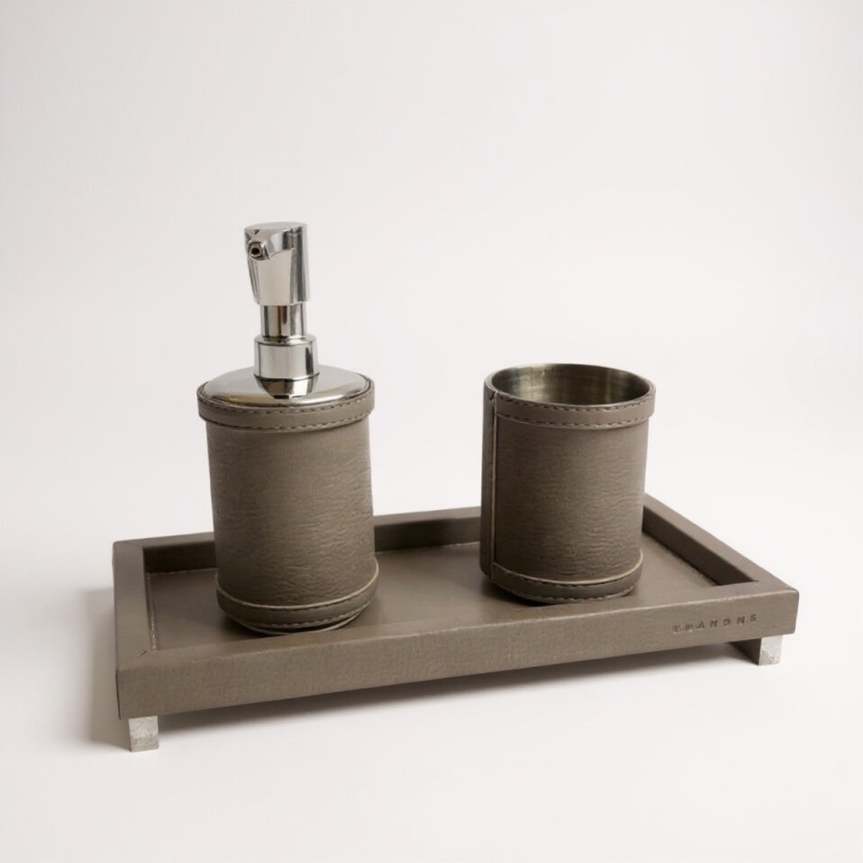 Slvie Deri Sabunluk Seti Gri - 1