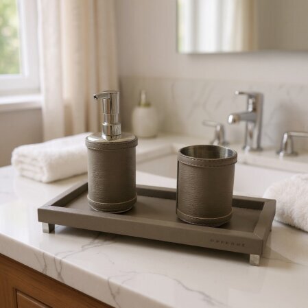 Slvie Deri Sabunluk Seti Gri - 3