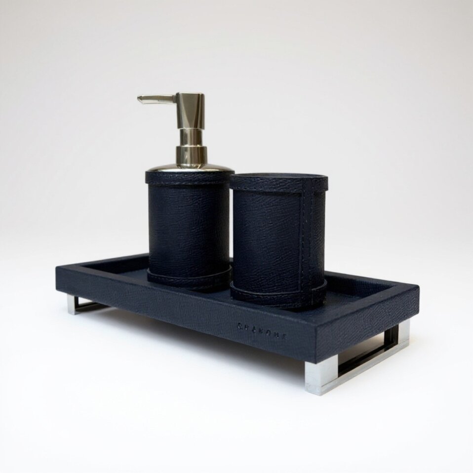 Slvie Deri Sabunluk Seti Lacivert - 1