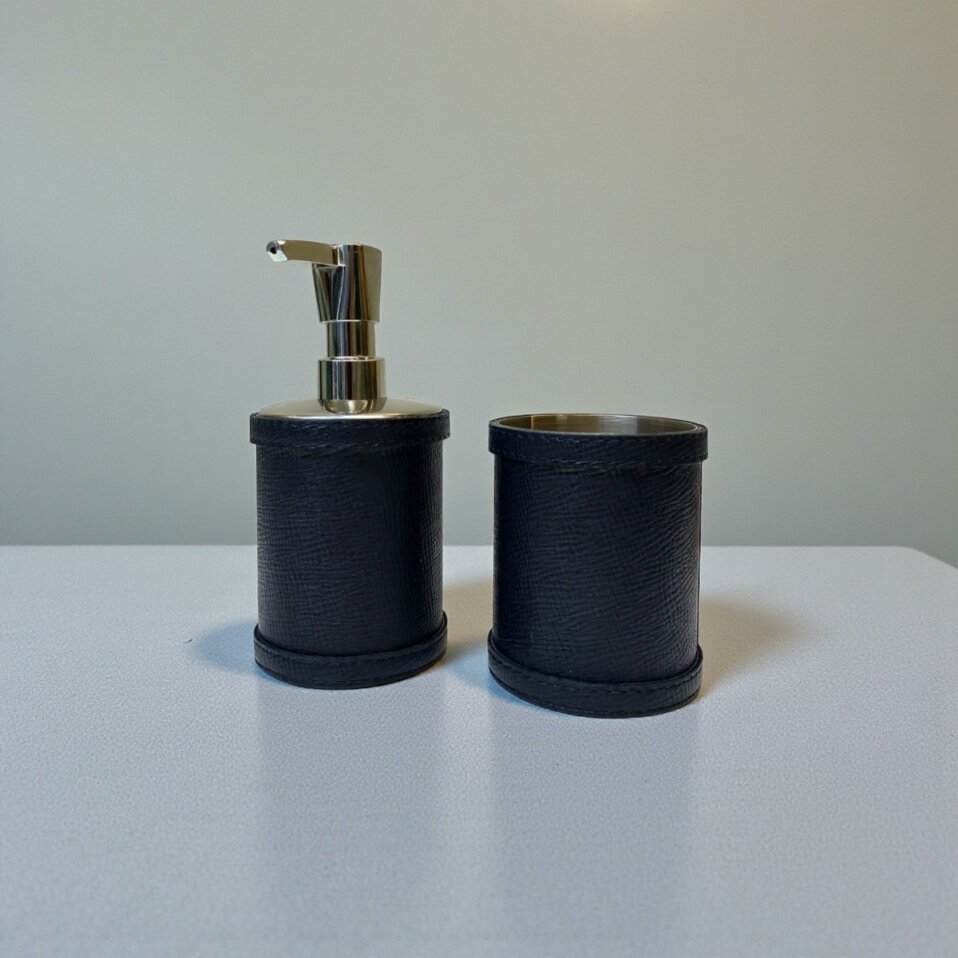 Slvie Deri Sabunluk Seti Lacivert - 3