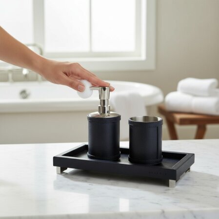 Slvie Deri Sabunluk Seti Lacivert - 4