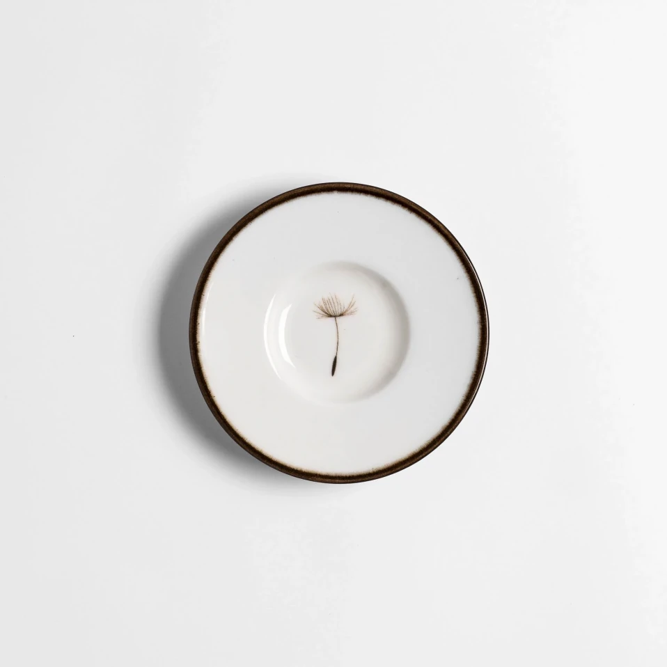 Nash Desenli Çay Tabağı - Qua Home