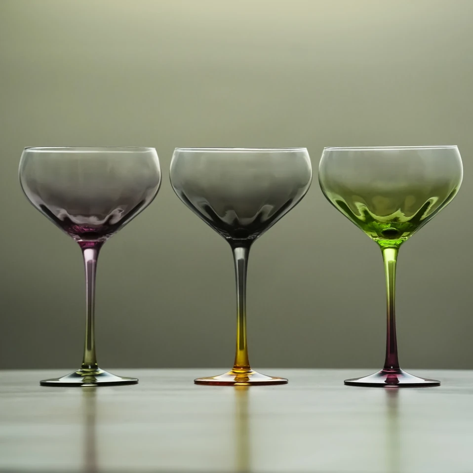 Luc Renkli 6lı Kup Bardak 380 ml - Qua Home