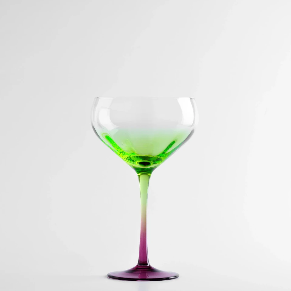 Luc Renkli 6lı Kup Bardak 380 ml - 6