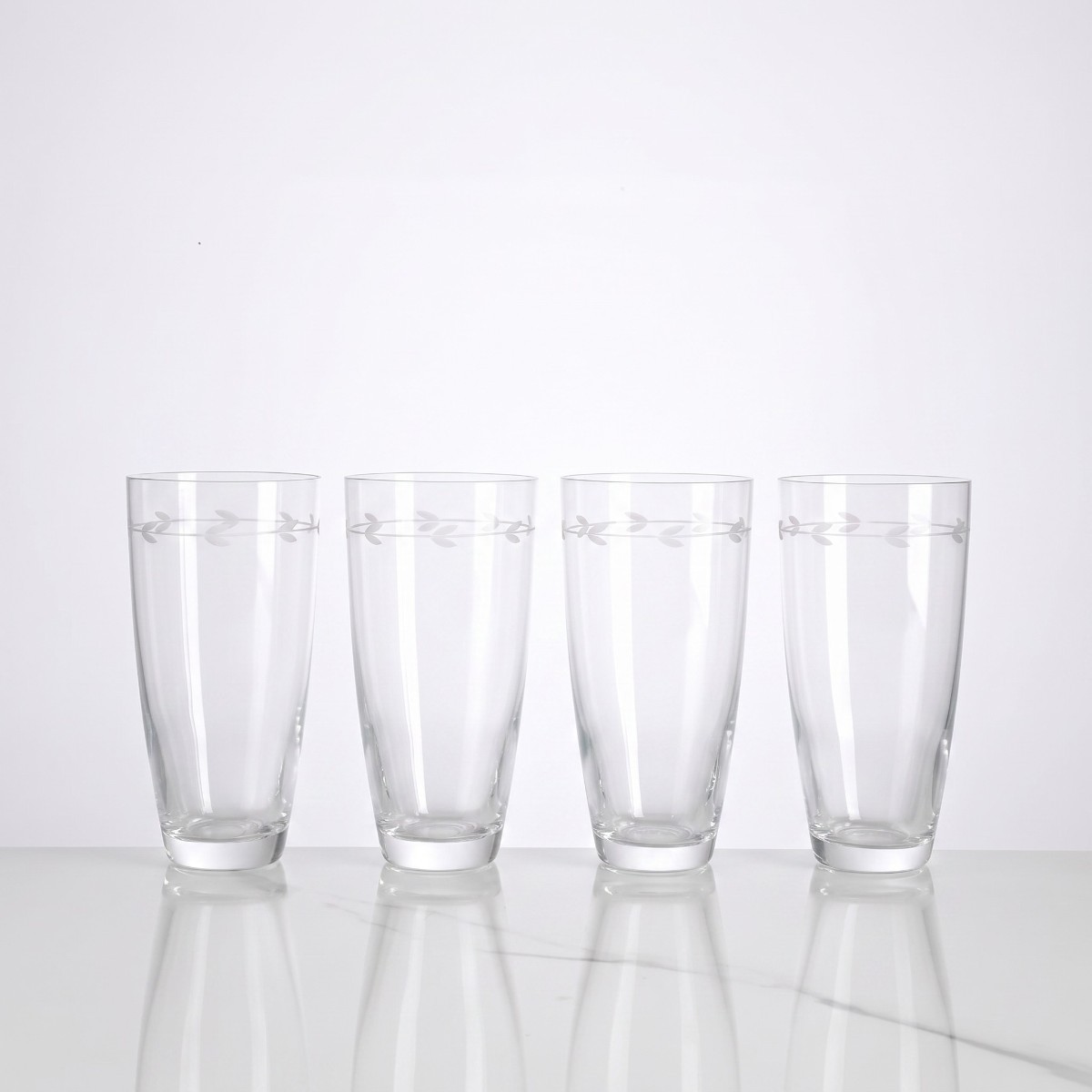 Rythym 4'lü Kristal Meşrubat Bardağı 350 cc - 1
