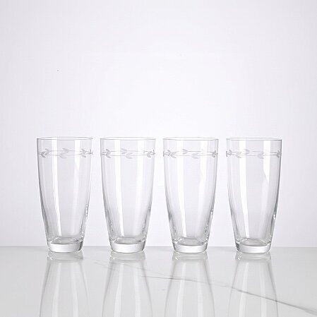 Rythym 4'lü Kristal Meşrubat Bardağı 350 cc - 1