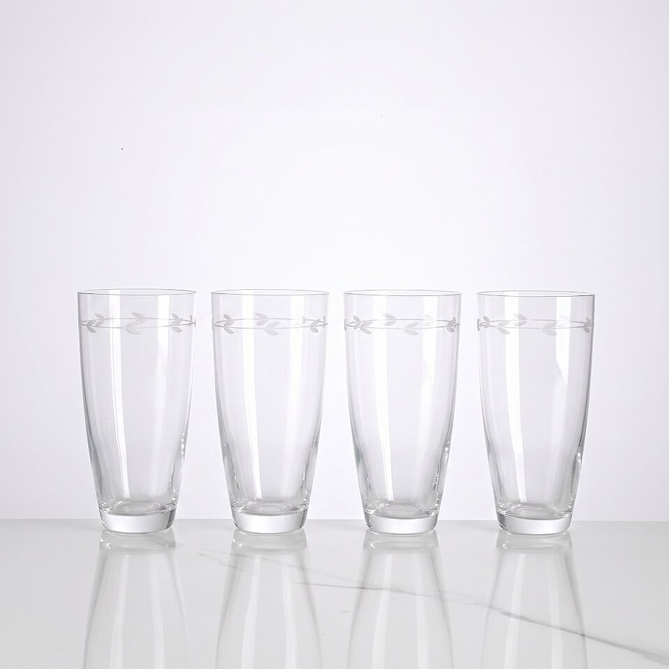 Rythym 4'lü Kristal Meşrubat Bardağı 350 cc