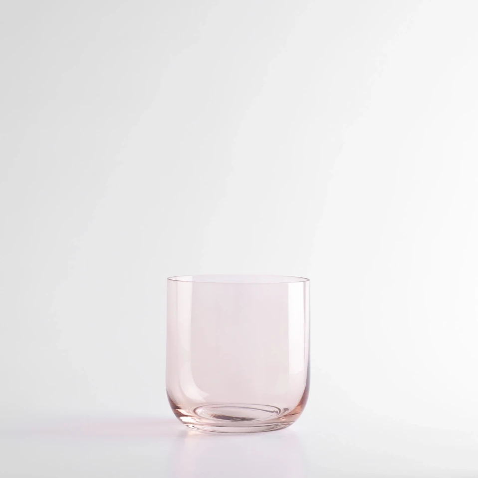 Sunset Kristal Su Bardağı Pudra 330 cc - 1